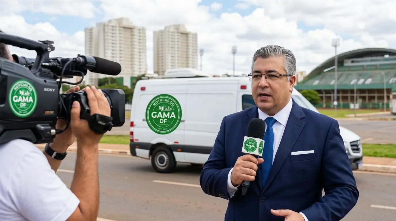 Pedro Boeno supervisiona a entrega das novas instalações no Gama